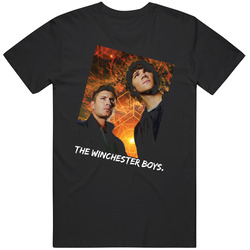 Supernatural Winchester Boys Sam Dean Tv Show Mens Cotton Tee T Shirt