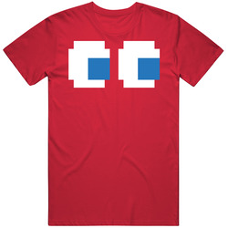 Pac Man Ghost Eyes Mens Cotton Tee T Shirt