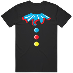 Clown Costume Funny Halloween Mens Cotton Tee T Shirt
