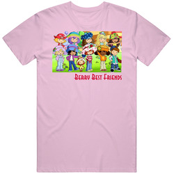 Strawberry Shortcake Cartoon Mens Cotton Tee T Shirt