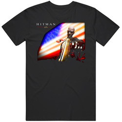 Cool Hitman Video Game Mens Cotton Tee T Shirt