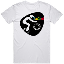 Rio 2016 Cycling Bmx Olympic Games Sport Event Symbol Mens Cotton Tee T Shirt