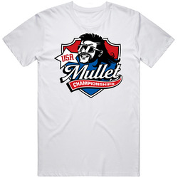 Usa Mullet Championships Merch Funny Fan Gift Mens Cotton Tee T Shirt