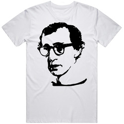 Woody Allen Director Movies Mens Cotton Tee T Shirt