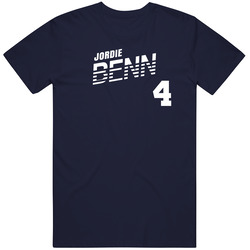 Jordie Benn 4 Favorite Player Vancouver Hockey Fan Mens Cotton Tee T Shirt