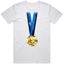 2010 Gold Medal Mens Cotton Tee T Shirt