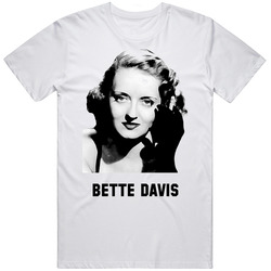 Bette Davis Movie Star Actor Mens Cotton Tee T Shirt