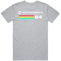 Commodore 64 Retro Geek Computer Tech Video Game T Shir Mens Cotton Tee T Shirt