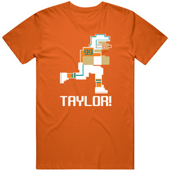 Jason Taylor Tecmo Bowl Miami Football Athlete Fan Mens Cotton Tee T Shirt