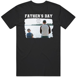 Fathers Day Custom Photograph Mens Cotton Tee T Shirt