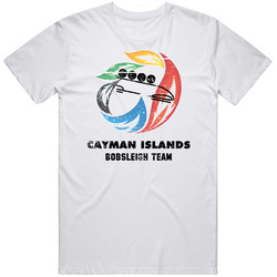 Cayman Islands Bobsleigh Team 2014 Olympic Sochi Mens Cotton Tee T Shirt