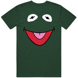 The Muppets Kermit The Frog Vintage Forest Green Classic Unisex Mens Cotton Tee T Shirt