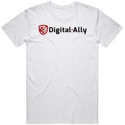 Digital Ally Inc Nasdaq Company Logo Employee Fan Mens Cotton Tee T Shirt