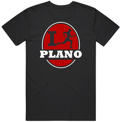 I Run Plano Jogging Running Mens Cotton Tee T Shirt