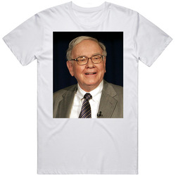 Warren Buffet Mens Cotton Tee T Shirt