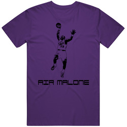 Karl Malone The Mailman Air Malone Mens Cotton Tee T Shirt