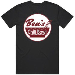 Ben's Chili Bowl Burger Food Fan Mens Cotton Tee T Shirt