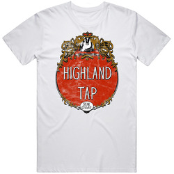 Highland Tap Atlanta Georgia Top Restaurants Food Fan Lover Foodie Worn Look Mens Cotton Tee T Shirt
