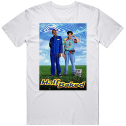 Half Baked Best Movie To Watch Stoned Movie Lovers Distressed Look Mens Cotton Tee T Shirt