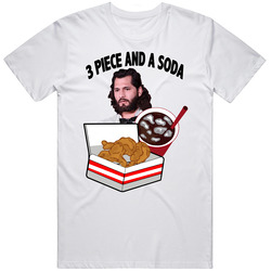 Jorge Masvidal Serves Up 3 Piece And A Soda Funny Mma Fight Fan Mens Cotton Tee T Shirt