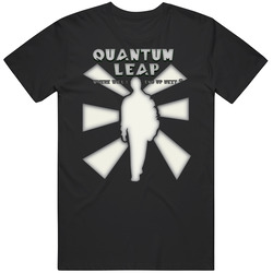 Quantum Leap Tv Show Retro 80s Mens Cotton Tee T Shirt