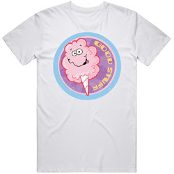 Good Stuff Cotton Candy Retro Scratch N Sniff Teacher Sticker Funny Novelty Mens Cotton Tee T Shirt