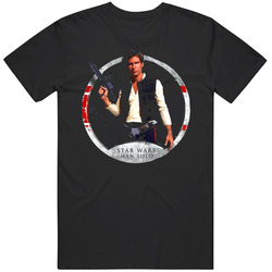 Star Wars Han Solo Mens Cotton Tee T Shirt
