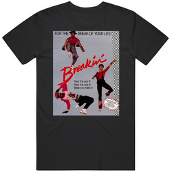 Breakin' Movie Hip Hop Mens Cotton Tee T Shirt