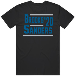 Garth Brooks Barry Sanders 2020 Mock Campaign Detroit Football Music Fan Mens Cotton Tee T Shirt
