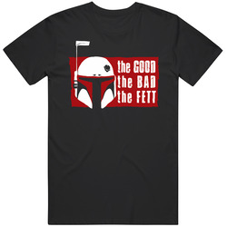 The Good The Bad The Fett Funny Mens Cotton Tee T Shirt