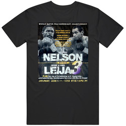 Azumah Nelson Vs Jesse James Leija 3 Classic Boxing Mens Cotton Tee T Shirt
