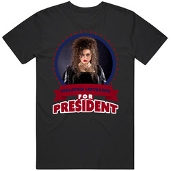 Bellatrix Lestrange For President Greatest Villains Mens Cotton Tee T Shirt