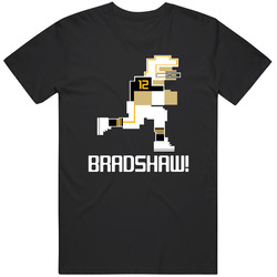 Terry Bradshaw Tecmo Bowl Pittsburgh Football Athlete Fan Mens Cotton Tee T Shirt