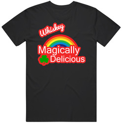Whiskey Is Magically Delicious Alcohol Mens Cotton Tee T Shirt