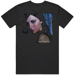 Laura Pausini Mens Cotton Tee T Shirt