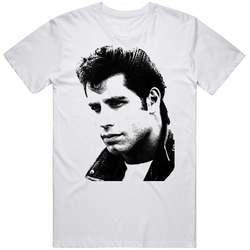 John Travolta Grease Movie Mens Cotton Tee T Shirt