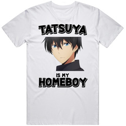 Tatsuya Is My Homeboy The Irregular Magic High School Anime Mens Cotton Tee T Shirt