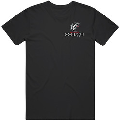 Carolina Cobras Arena Football League Chest Emblem Team Fan Logo Mens Cotton Tee T Shirt