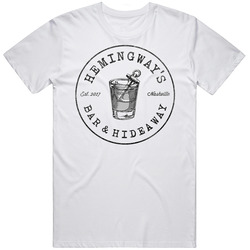 Hemingway's Bar And Hideaway Nashville Tennessee Top Restaurants Food Fan Lover Foodie Mens Cotton Tee T Shirt