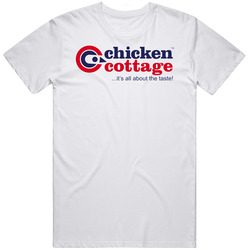 Chicken Cottage Uk Chain Restaurants Logo Mens Cotton Tee T Shirt