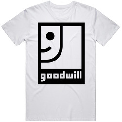 Goodwill Thrift Shop Employee Logo Mens Cotton Tee T Shirt