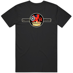 British Railways Retro Logo Mens Cotton Tee T Shirt