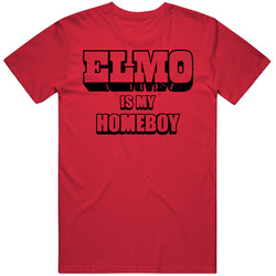 Elmo Is My Homeboy Mens Cotton Tee T Shirt