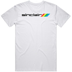 Sinclair 8 Bit Personal Computer Retro Technology Vintage Logo Mens Cotton Tee T Shirt