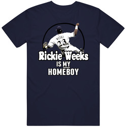 Rickie Weeks Milwaukee Mens Cotton Tee T Shirt