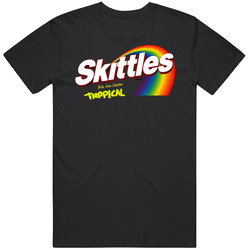 Skittles Tropical Candy Mens Cotton Tee T Shirt