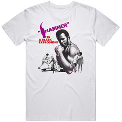 Blaxploitation Hammer Movie Mens Cotton Tee T Shirt