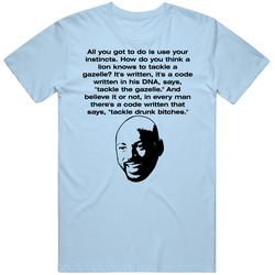 40 Year Old Virgin Jay Lion Movie Quote Mens Cotton Tee T Shirt