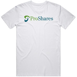 Proshares Etfs Nasdaq Company Logo Employee Fan Mens Cotton Tee T Shirt