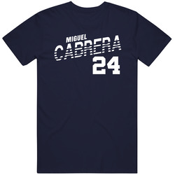 Miguel Cabrera 24 Favorite Player Detroit Baseball Fan Mens Cotton Tee T Shirt